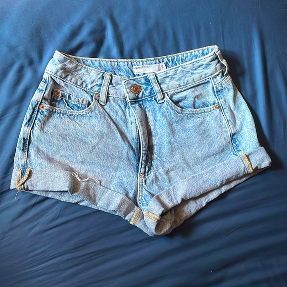 Light Blue Wash Garage jeans shorts. - Picture 1 of 1